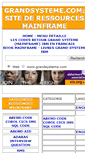 Mobile Screenshot of grandsysteme.com